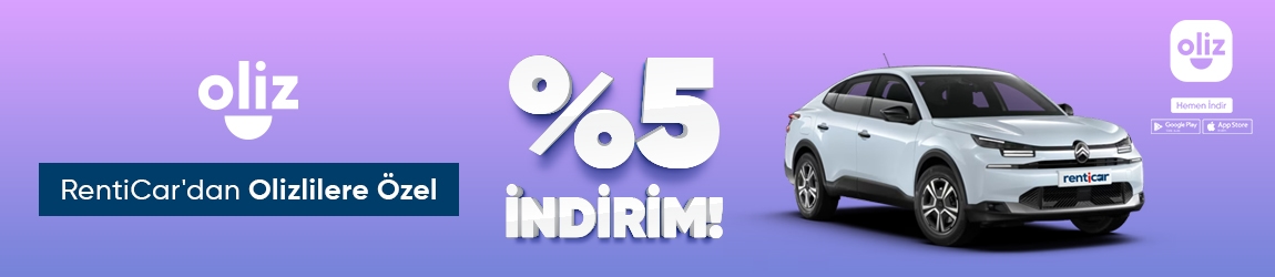 RentiCar'dan Olizlilere Özel %5 İndirim!